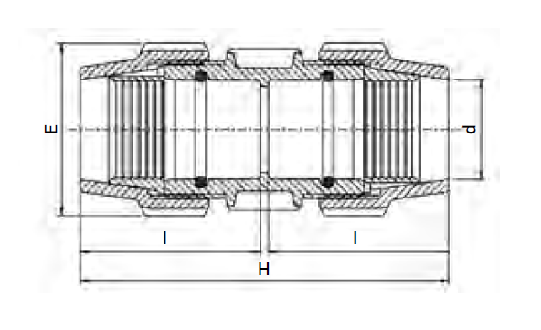 Plasson COUPLER 40X40