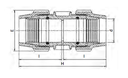 Plasson COUPLER 40X40