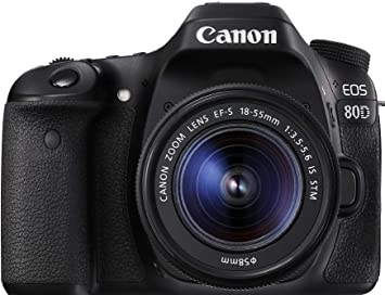 Canon EOS 80D Body & 18-55 IS STM (24 MP)
