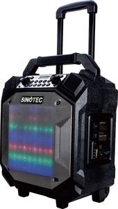 SINOTEC 100W RMS Portable Trolley Speaker with Bluetooth