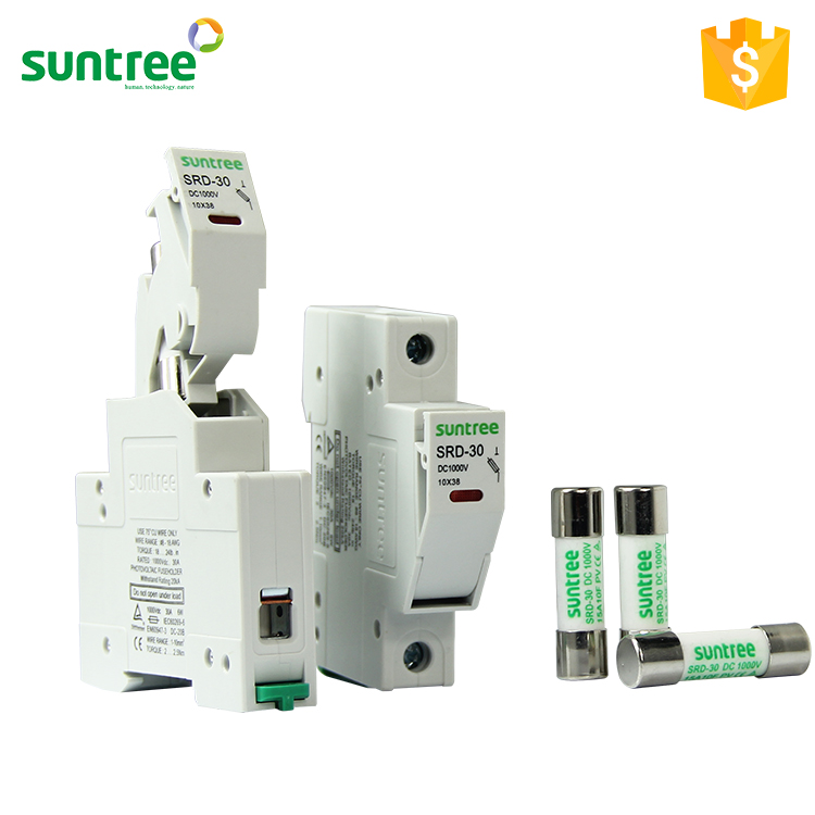 Suntree PV Fuse + holder 1000Vdc 16A