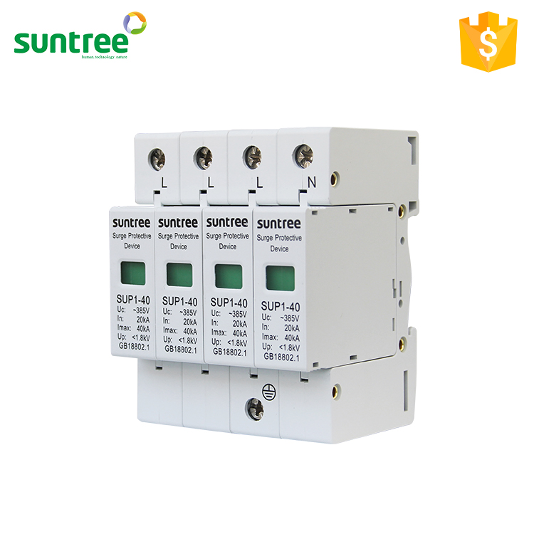 Suntree AC Surge Protector 385Vac 20-40ka, 4P