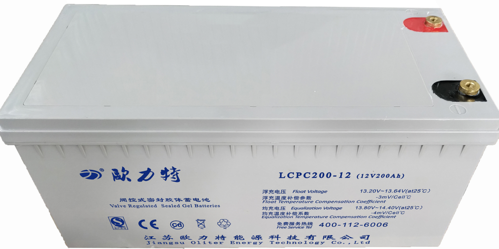 Oliter Solar battery 12V 200Ah LCPC 200-12 GEL BATTERY