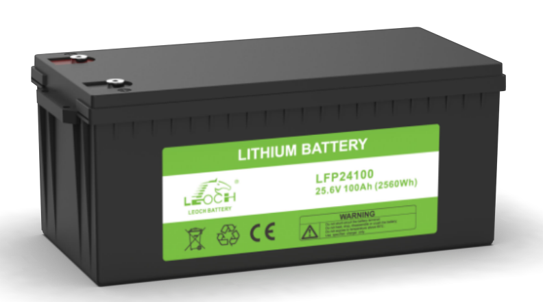 Leoch Lithium Battery LFeLi-24100L,100Ah, 25.6V BT
