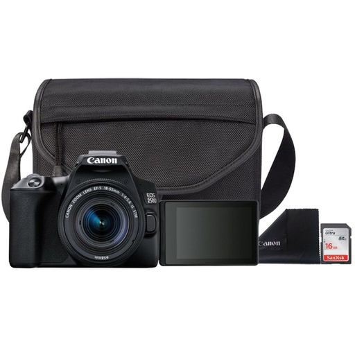 Canon EOS 250D (24 MP) Essential Travel Kit