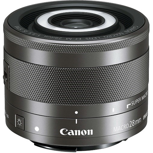 Canon EF-M 28mm f 3.5 IS STM MACRO Lens
