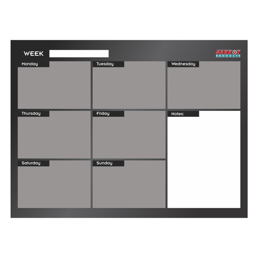 [BD7125] Parrot Weekly Planner Cast Acrylic 600 X 450mm