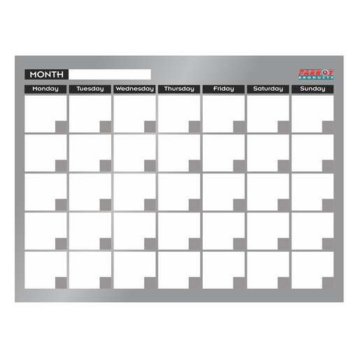 [BD7126] Parrot Monthly Planner Cast Acrylic 600 X 450mm