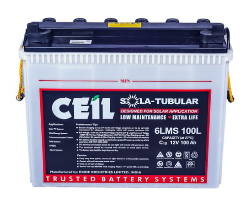 [LMS 100] Deltec CEIL 12V 100Ah @ C10 Tubular Vented Solar Battery