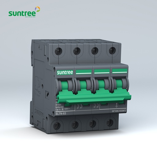 [SL7N-63 4P] Suntree PV 1000Vdc, 6A-63A, 4P DC circuit breaker