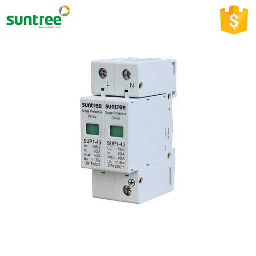 [SUP1-40 2P] Suntree AC Surge Protector 275Vac 20-40ka, 2P