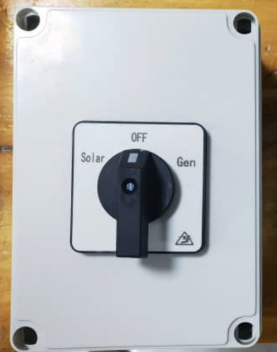 [Small box] ChangeOver Solar/Gen SiSO Switch Manual Type 1